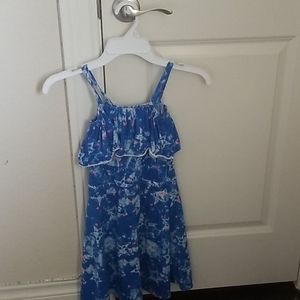 Blue and white marble with pink hearts